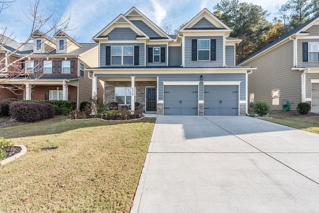 4 bedroom, 2,493 sq ft single family residence sold at 530 Crestmont Lane, Canton, GA 30114