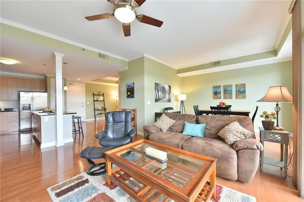 1 bedroom, 1,082 sq ft condominium sold at 711 Cosmopolitan Drive 418, Atlanta, GA 30324