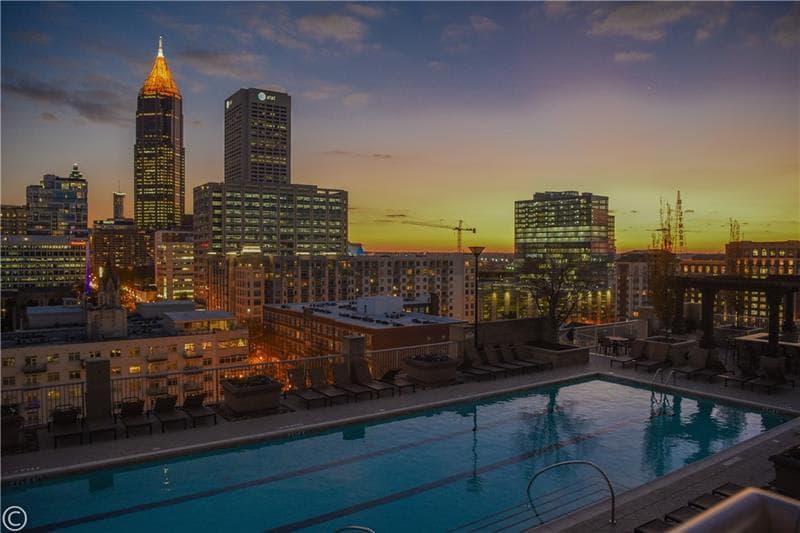 2 bedroom, 1,320 sq ft condominium sold at 855 Peachtree Street 1209, Atlanta, GA 30308