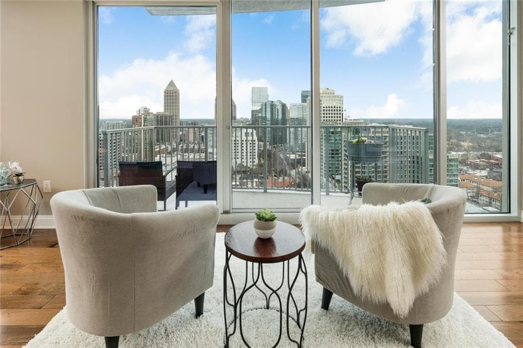 2 bedroom, 2,178 sq ft condominium sold at 860 Peachtree Street 2305, Atlanta, GA 30308