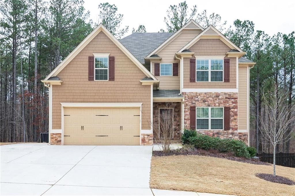4 bedroom, 2,458 sq ft single family residence sold at 1282 Double Branches Lane, Dallas, GA 30132